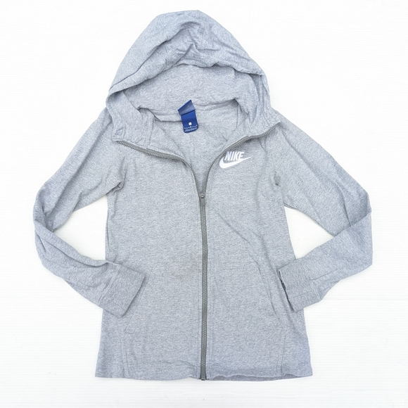 Nike Other - NIKE kids heathered gray zip-up hoodie sweatshirt jacket